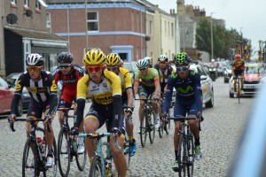 Cyclists 1 Tour of Britain Silloth